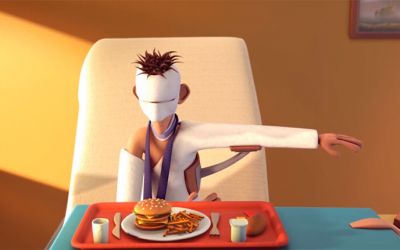 Burger essen ist nicht leicht